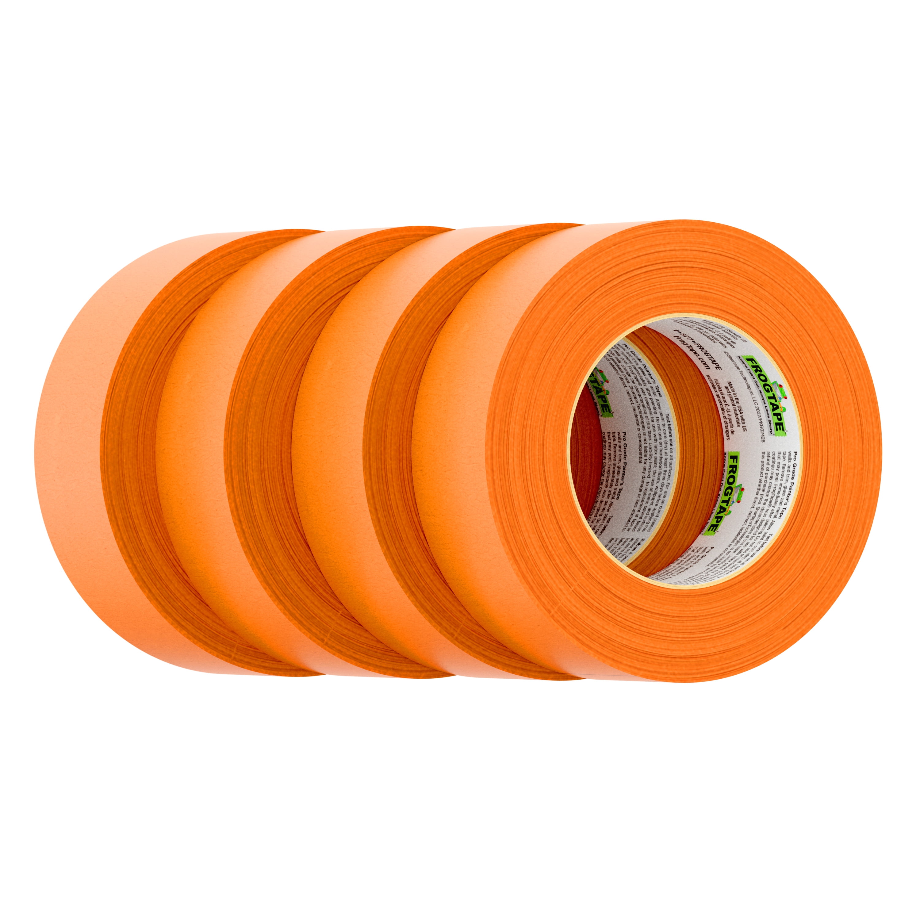 FrogTape Pro Grade Orange 1.41 in. x 60 yd. Painter's Tape, 4 Pack 