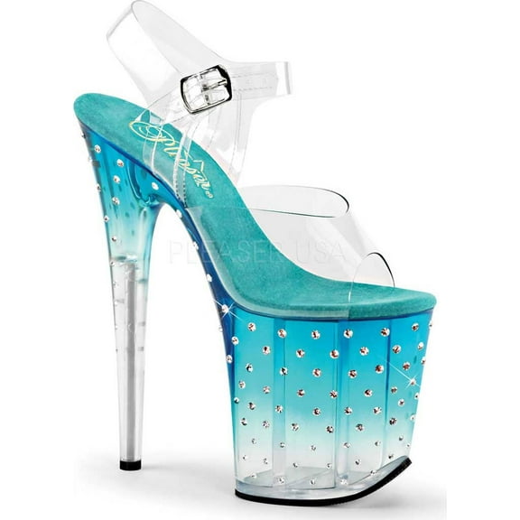 Women's Pleaser Stardust 808T Ankle-Strap Sandal