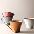 thumbnail image 5 of Tasse à Café Découpée à la Main 1 Pcs, Poterie Grossière Multicolore, Capacité de 9,98 oz pour Café, 5 of 5