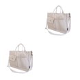 thumbnail image 2 of Youkk Sac de Collège Sac de Voyage Restez Organisé et à la Mode en Déplacement Sangle Réglable beige 2ensemble, 2 of 6