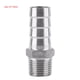 thumbnail image 1 of Adaptador De Espiga Para Manguera, Acero Inoxidable Ss304 Rosca Macho Conexión De Tubería Espiga Para Manguera Espiga Bsp 1/8 "~ 3/4" Se Utiliza Para Conectar Muchas Tuberías Diferentes (1/2 * 19mm), 1 of 13