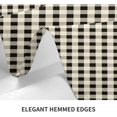 thumbnail image 4 of Rectangle Tablecloth 60x102 Inch, Beige Buffalo Check Plaid Rectangular Table Cloths Water Resistant Spill Proof Table Cloth Cover Dining Table Cover for Party, Wedding, Cocktail, Banquet, Festival, 4 of 8