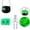 Green, variant on Halloween Haunted Eyeball Witch Cauldrons — Black Flame Pot with Eerie Green Glow, Halloween Decorations for Snack Tables, Dessert Stations & Halloween Party Setups — perfect for spooky party setups