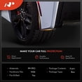 thumbnail image 2 of A-Premium Set of 4PCS Mud Flaps Splash Guards Mudflaps Compatible with Chevrolet Corvette (C8) 2020-2022 - (for Stingary Only) - with Hardware - Matte Black, Front & Rear, Replace# 84263453 84263457, 2 of 9