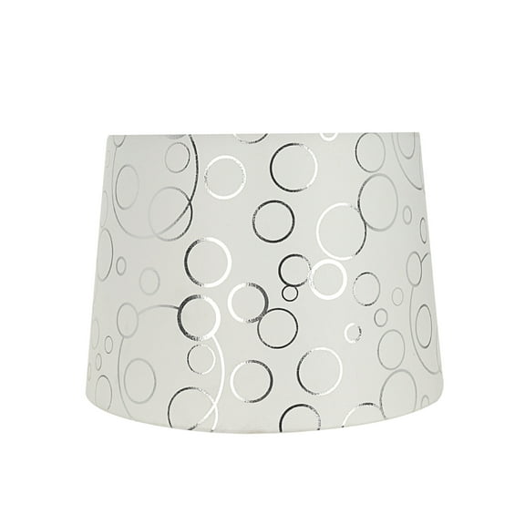 Aspen Creative 32953 Transitional Hardback Empire Shaped Spider Construction Lamp Shade in White, 14" wide (12" x 14" x 10")