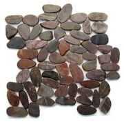 Solistone Koja 12 in. x 12 in. Polished Pebble Mosaic Floor and Wall Tile, Case of 10