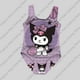 thumbnail image 4 of Traje de baño de una pieza de verano para niñas, traje de baño con estampado 3d de dibujos animados lindo Kuromi para mujeres, ropa de baño sin mangas para niñas, 4 of 5