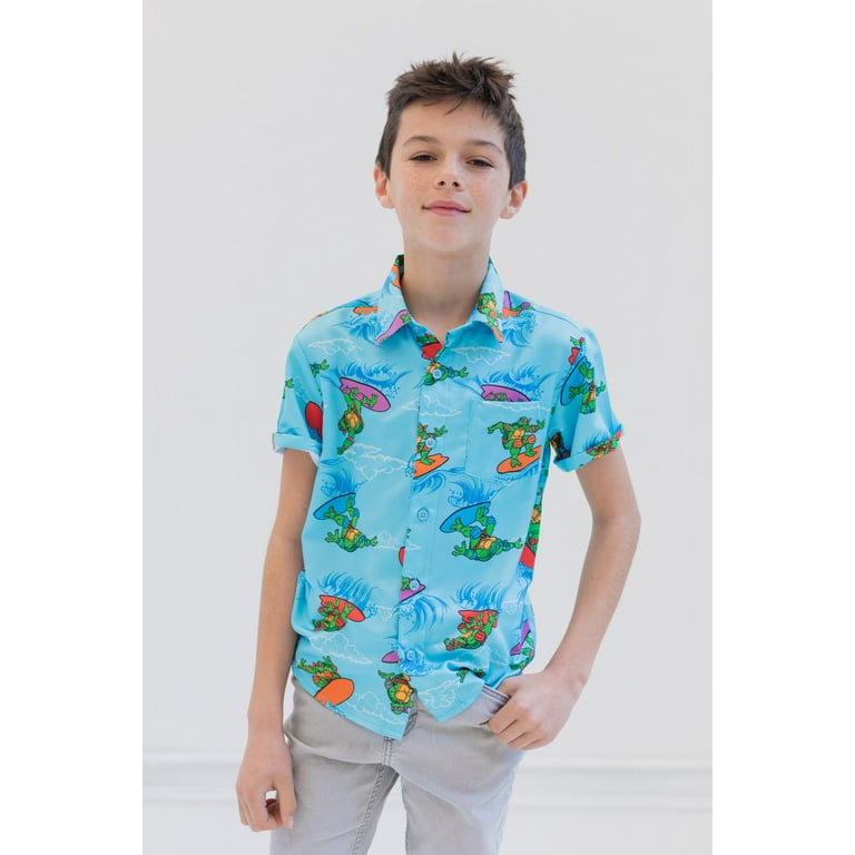 Teenage Mutant Ninja Turtles Adventures Hawaiian Shirt - Jolly Family Gifts