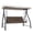 Brown, variant on Aoodor 3-Seat Outdoor Rattan Patio Swing with Adjustable Brown Canopy, Quick-Dry Foam & Rust-Resistant Iron Frame
