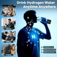 thumbnail image 6 of Hydrogen Water Bottle Generator, Portable SPE PEM Hydrogen Water Ionizer Machine, Rechargeable Hydrogen Water Maker for  Office Travel Fitness Travel  Office, 6 of 6