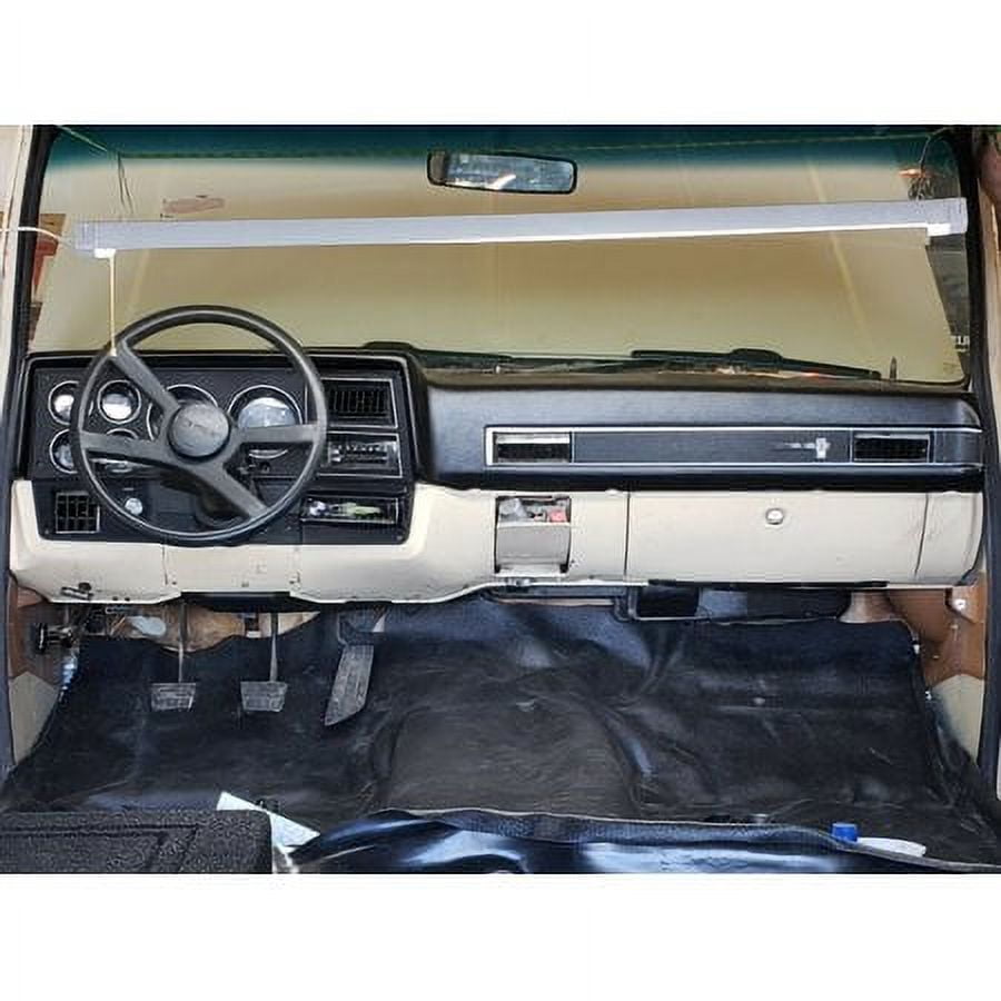 Kojem Black Dashboard Cover Dash Cap Compatible with 1981-1987 Chevy GMC Full Size Pickup 1981-1993 Chevy GMC SUV