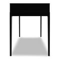 thumbnail image 6 of Harper 48 inch Wide Solid Hardwood Mid-Century Modern Small Desk in Black, 6 of 11