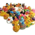 thumbnail image 5 of Assorted Colorful Rubber Duckies (2") Ducks Ducky Duck Ducking (6 Pack) Jeep Ducking Bath Tub Pool Toy, 5 of 6