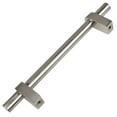 thumbnail image 3 of GlideRite 4-1/4 in. Center European Solid Cabinet Bar Pulls, Satin Nickel, Pack of 25, 3 of 5