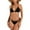Black, variant on Xunlbb Plus Size Bathing Suit for Women Fashion Printed Bandeau Swimsuit Two Piece Bikini Swimsuit on Clearance