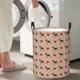 thumbnail image 4 of Picia German Shepherd Dog Large Laundry Basket, Waterproof, Freestanding Laundry Hamper, Collapsible Tall Clothes Hamper with Extended Handles-Medium, 4 of 8