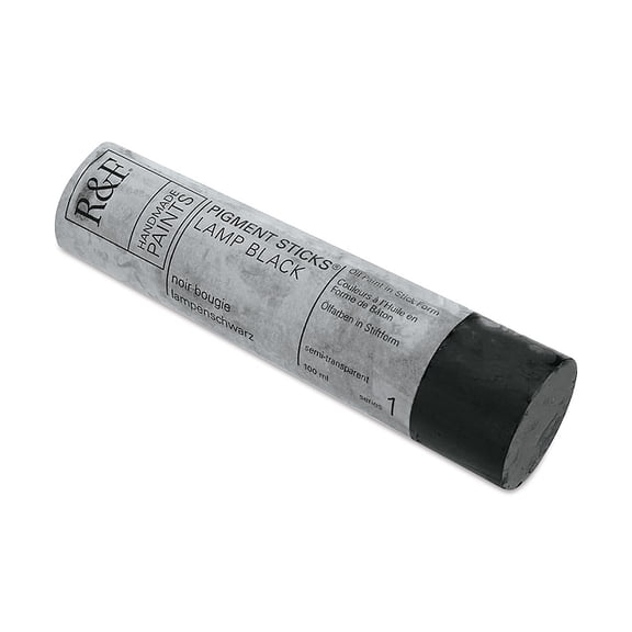 R&F Handmade Paints Pigment Stick, 100ml, Lamp Black