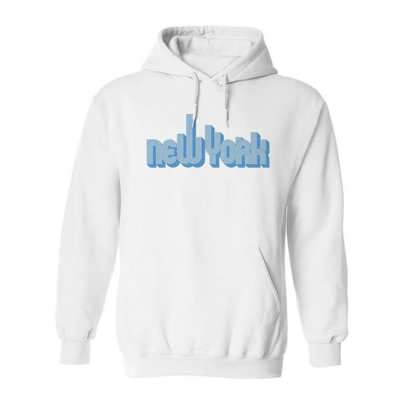 New York Skyline Hoodie Men -Image by Shutterstock, Male Small
