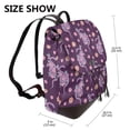 thumbnail image 2 of Sikiie Snake And Flower Women Genuine Leather Backpack Fashion Rucksack Daypack Leather Casual Travel Backpacks for Women, 2 of 4