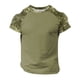 thumbnail image 4 of Playeras Cuello V Para Hombre, Camiseta Informal De Moda Con Estampado De Camuflaje, Cuello Redondo Y Manga Corta, 4 of 5