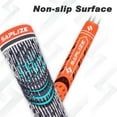 thumbnail image 5 of SAPLIZE Multi Compound Golf Grips, 13 Piece with Complete Regripping Kit, Hybrid Golf Club Grips, Fluorescent Orange CL03S Series, 5 of 6