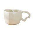thumbnail image 1 of Valentine's Day Ceramic Coffee Mug With Handle Heart Shaped Design For Wedding Party Centerpiece And Gifting, 1 of 5
