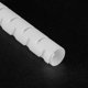 thumbnail image 2 of Uxcell 1.5M 10mm Organizador de cables flexible tubo envolvente espiral con clip blanco, 2 of 3