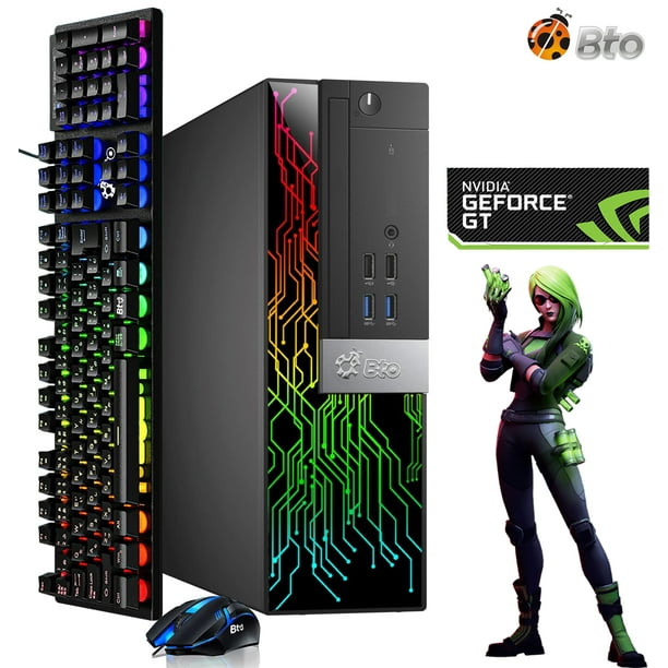 Restored BTO RGB Gaming Desktop Computer PC, Intel Core i5 6th Gen