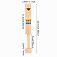 thumbnail image 3 of Wooden Flute, Learning Music Instrument Toy Wood Piccolo, For Girls For Boys, 3 of 8