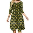 thumbnail image 2 of Notre Dame Robe Vintage de Football Évasée Col Carré Robe Élégante Mode Féminine Imprimée Design Ncaa Ncaa, 2 of 5
