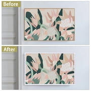 0.4 x 196.8Peel and Stick Bead and Reel Trim - Easy to Paint, Flexible DIY Craft Molding for Mirror Frame, Backsplash, Wall, Door, Cabinet, Dresser, Shelf