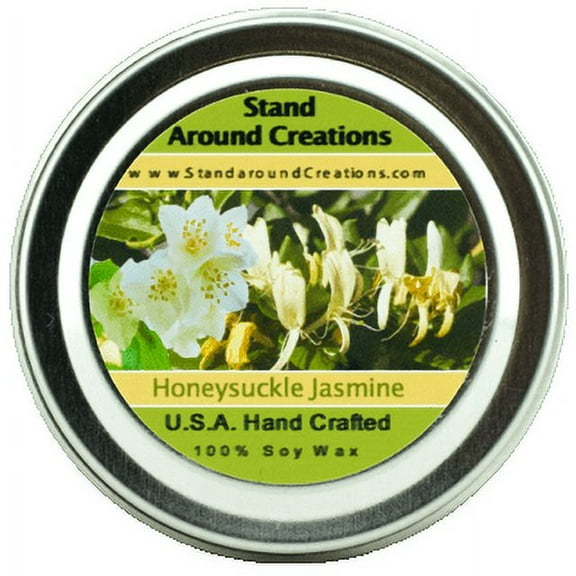 HONEYSUCKLE / JASMINE TIN 2-OZ. ALL NATURAL SOY CANDLE