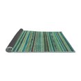 thumbnail image 2 of Ahgly Company Indoor Rectangle Abstract Light Blue Modern Area Rugs, 3' x 5', 2 of 4
