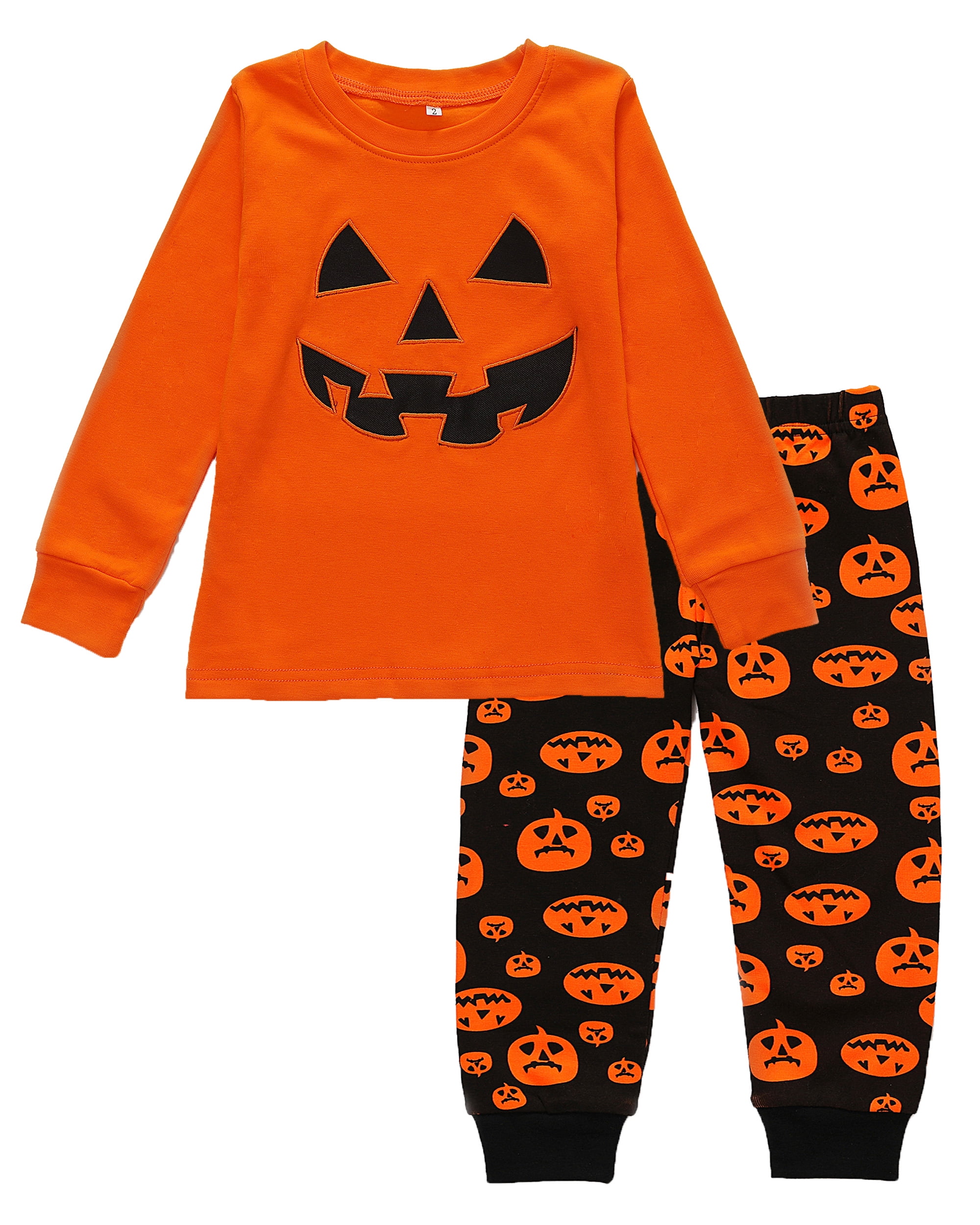 Little Hand - Little Hand Toddler Boys Pumpkin Pajamas Halloween Outfit ...