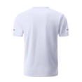 thumbnail image 3 of Homeyce Men's UPF 50+ Swim Shirts Short Sleeve UV Sun Protection Rash Guard T-Shirt Quick Dry Water Surfing Beach Tees,White 2XL, 3 of 5