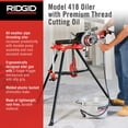 thumbnail image 2 of Engrasadora portátil RIDGID 10883 modelo 418 con aceite para cortar roscas de 3,78 litros, 2 of 9