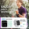 thumbnail image 3 of Reloj inteligente TOZO 2025 actualizado de 1,83 pulgadas para iPhone y Android para hombres y mujeres, 3 of 7