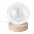 thumbnail image 3 of 3D Crystal Ball with LED Light, Astronaut Style, Home Decoration, Perfect Gift, 3 of 7