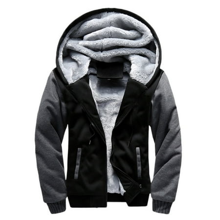 Men's Winter Padded Hooded Outwear Male Coat Clothes Anti Wind