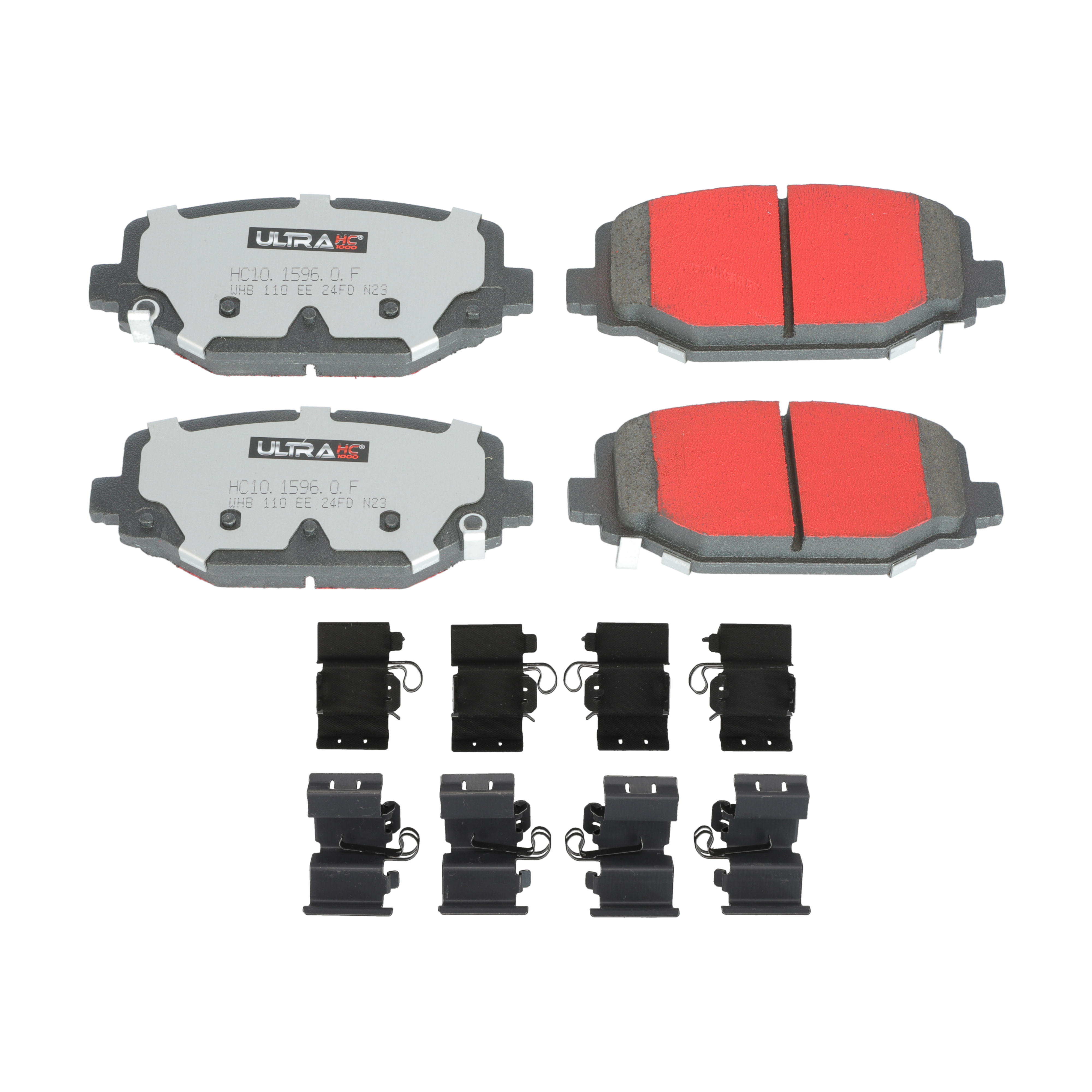 Ultra HC 1000 Brake Pad Set, Rear HC10.1596.0.F, Dodge Grand Caravan 2020-2012