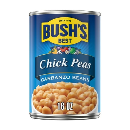 Bush's Canned Garbanzo Beans, Canned Chickpeas, 16 oz Can
