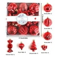 thumbnail image 3 of OAVQHLG3B 18 Pcs Christmas Ball Ornaments Mini Christmas Ornaments Xmas Shatterproof Tree Decorations Small Outdoor Christmas Hanging Plastic Balls, 3 of 6