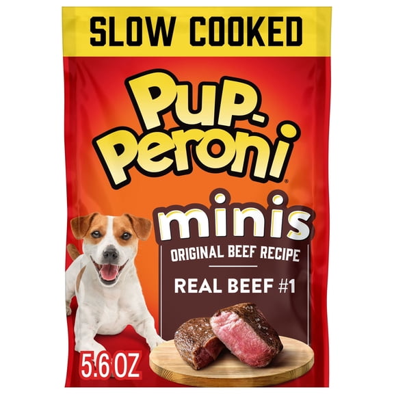 Pup Peroni Minis Original Beef Recipe Dog Treats, 5.6 oz Bag