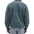 thumbnail image 6 of Fengqque Men Oversized T Shirts Corduroy Baggy Crewneck Streetwear Sweatshirt Long Sleeve Tee Shirts Top Navy M, 6 of 8