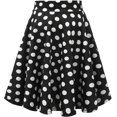 thumbnail image 2 of Women's Basic Flared Casual Mini Skate Skirt Versatile Stretchy, 2 of 7