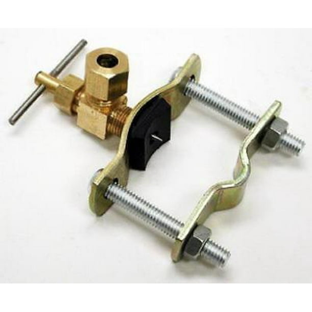 5PK 1/4"; Saddle Valve; Self Tapping Attaches To Copper ...
