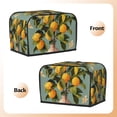thumbnail image 3 of Yiaed Retro Warm Lemon Flower Print Two Slice Bread Machine Cover, Universal Size Kitchen Appliance Cover for Bread Machine,Bread Machine Cover, 3 of 7