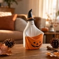 thumbnail image 5 of WWC Halloween Ghost Figurine, Spooky Hand-Painted Resin Pumpkin Tabletop Statue, Halloween Decor Ghost Ornament for Shelf Living Room Party, 5 of 7