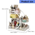 thumbnail image 3 of Dresser Shelf Organizer, Instant Makeup Storage For Vanity, Bathroom, Multi-Tier Cosmetic Holder With No Assembly Needed, 3 of 3