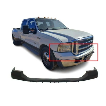 DCP Primed Upper Front Bumper Top Pad for 2005-2007 Ford Super Duty Truck 05-07